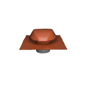 Chapeau de Ventilation Terracotta Atemax ⌀125mm Nicoll VVE12T Tuile